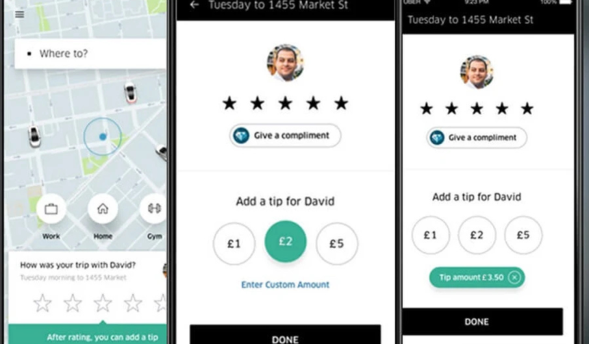 How to tip your uber driver