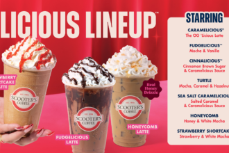 Scooter's coffee menu
