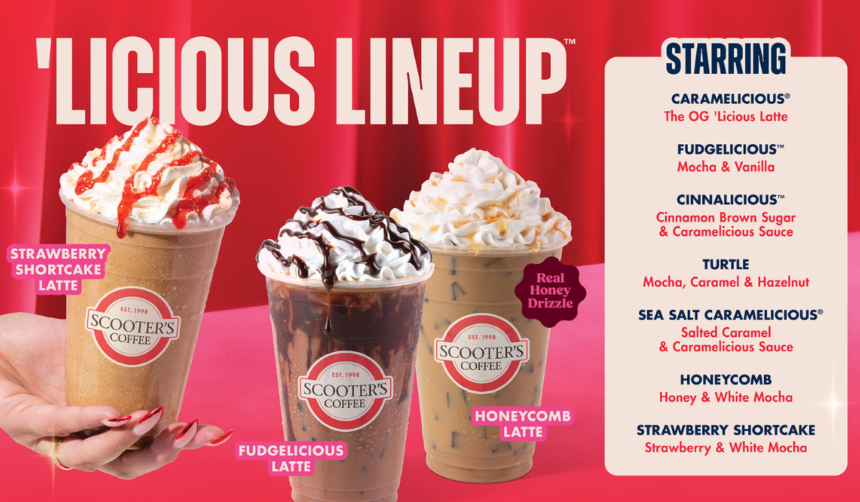 Scooter's coffee menu