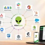 Socials and softwares aliensync